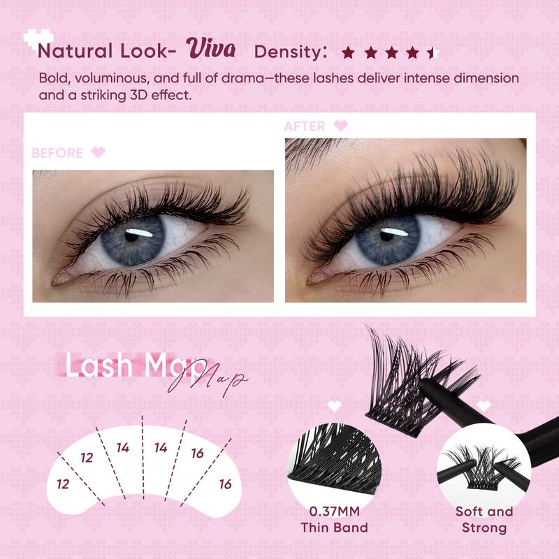 Deal King™  DIY Lash Cluster Set | Easy Application