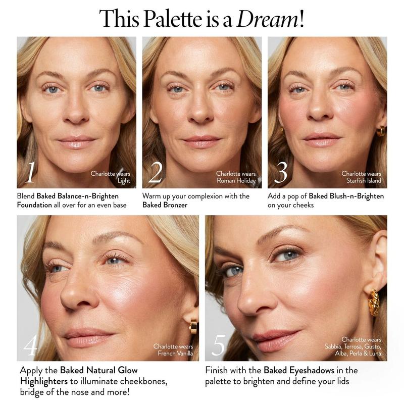 Deal King™ Best Tuscan Dreams Baked Eyeshadow Palette(4PC)