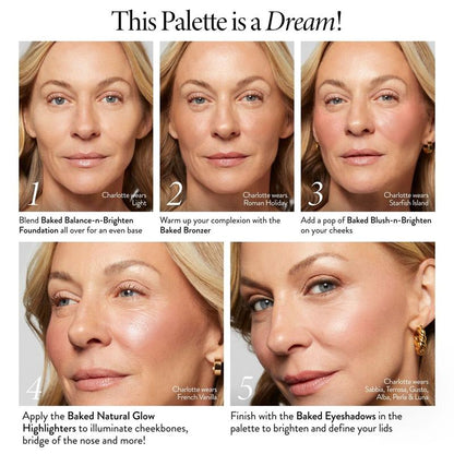 Deal King™ Best Tuscan Dreams Baked Eyeshadow Palette(4PC)