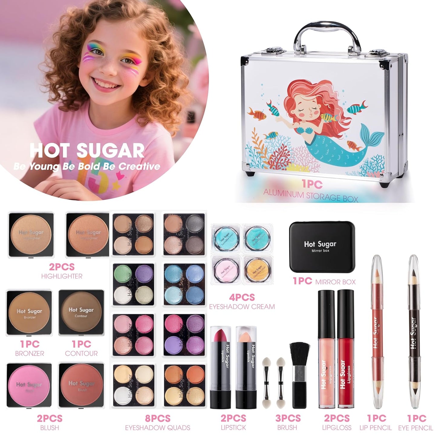 Deal King™ 52-Color Women's Makeup Kit + Full Accessories