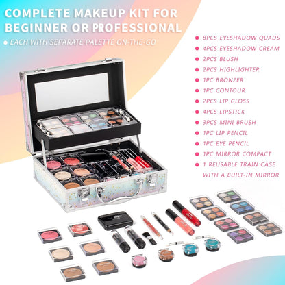 Deal King™ 52-Color Women's Makeup Kit + Full Accessories