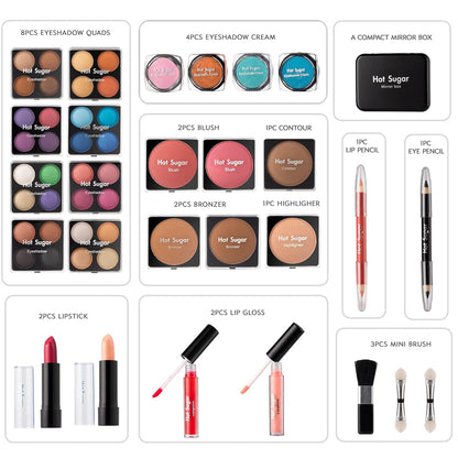Deal King™ 52-Color Women's Makeup Kit + Full Accessories